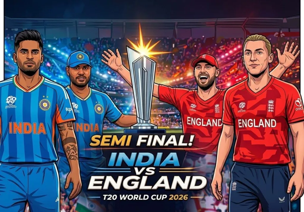 T20 World Cup 2026 – IND VS ENG Ultimate Rivalry Showdown