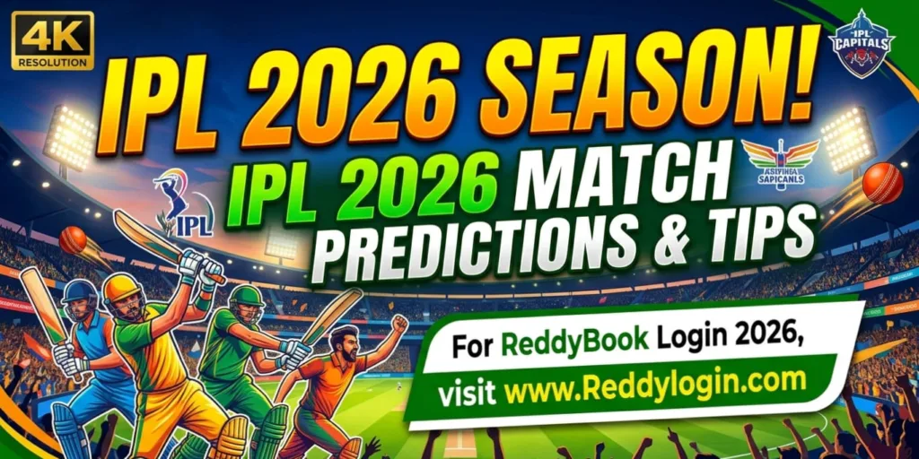 IPL 2026 – reddybook login 2026www.reddylogin.com Complete Season Guide